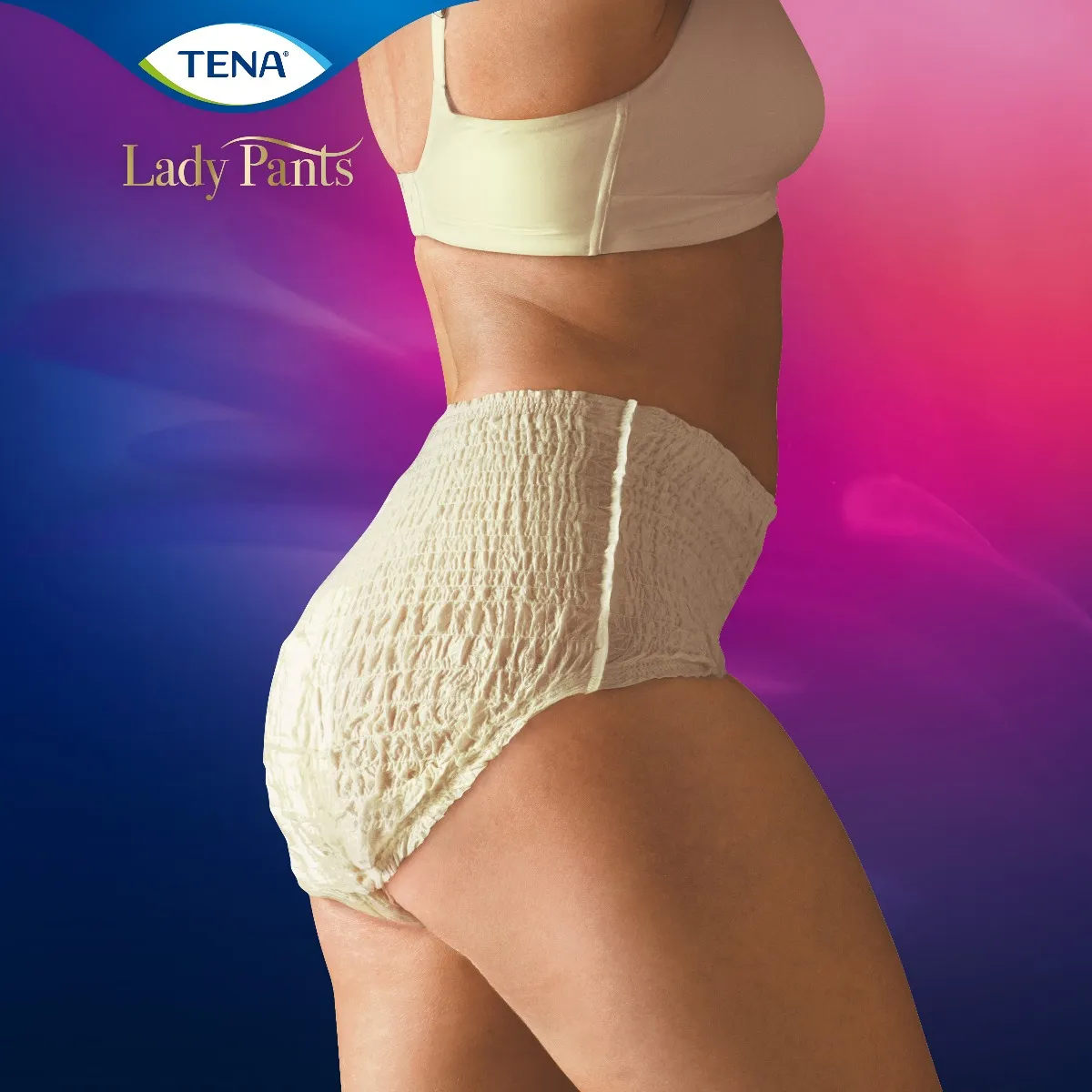 TENA Lady Pants Creme L 1×8 ks, inkontinenčné nohavičky