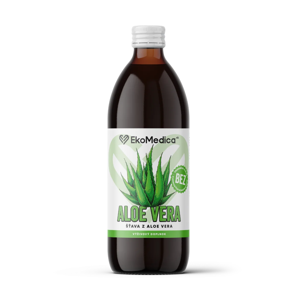 EkoMedica SK Aloe 99,8% šťava 1×500 ml, Aleo šťava