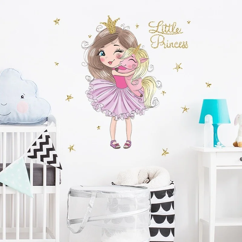 Samolepka na stenu/Tapeta Little Princess