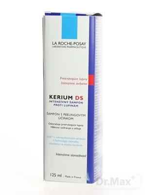 LA ROCHE-POSAY Kerium DS Intenzívna starostlivosť o pokožku hlavy trpiacu pretrvávajúcimi lupinami 125 ml 1×125 ml, šampón