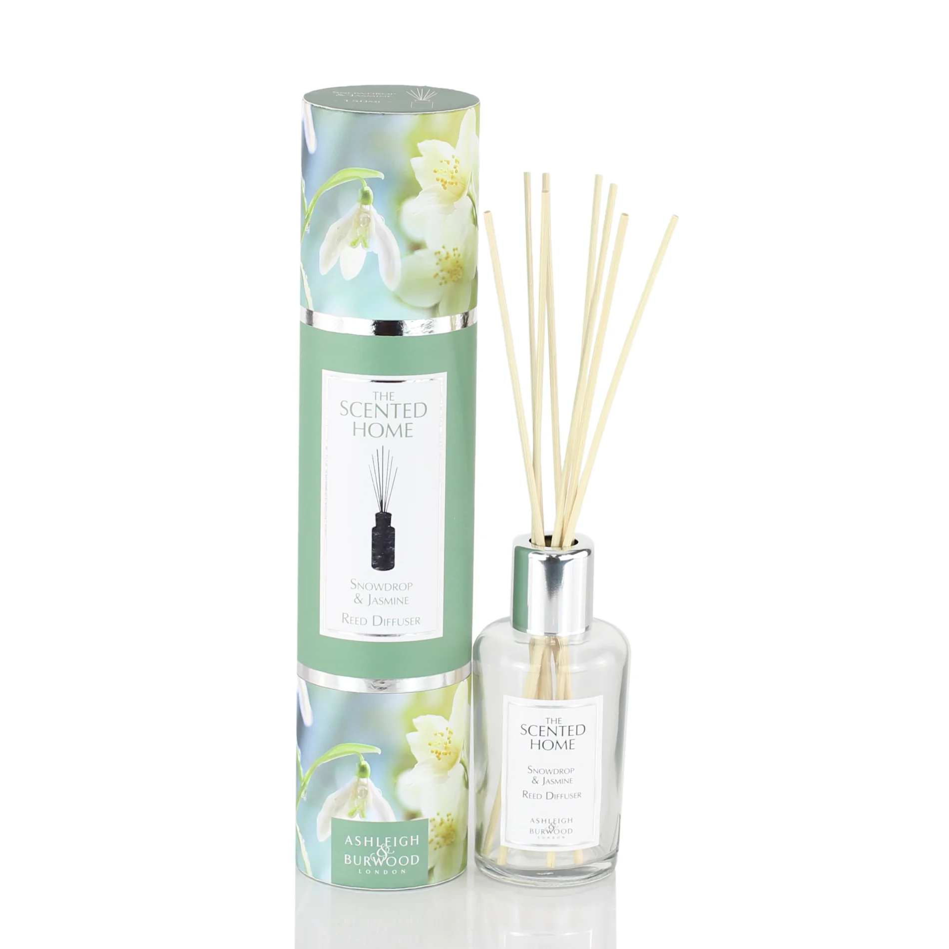 Difuzér THE SCENTED HOME - SNOWDROP & JASMINE 150 ml