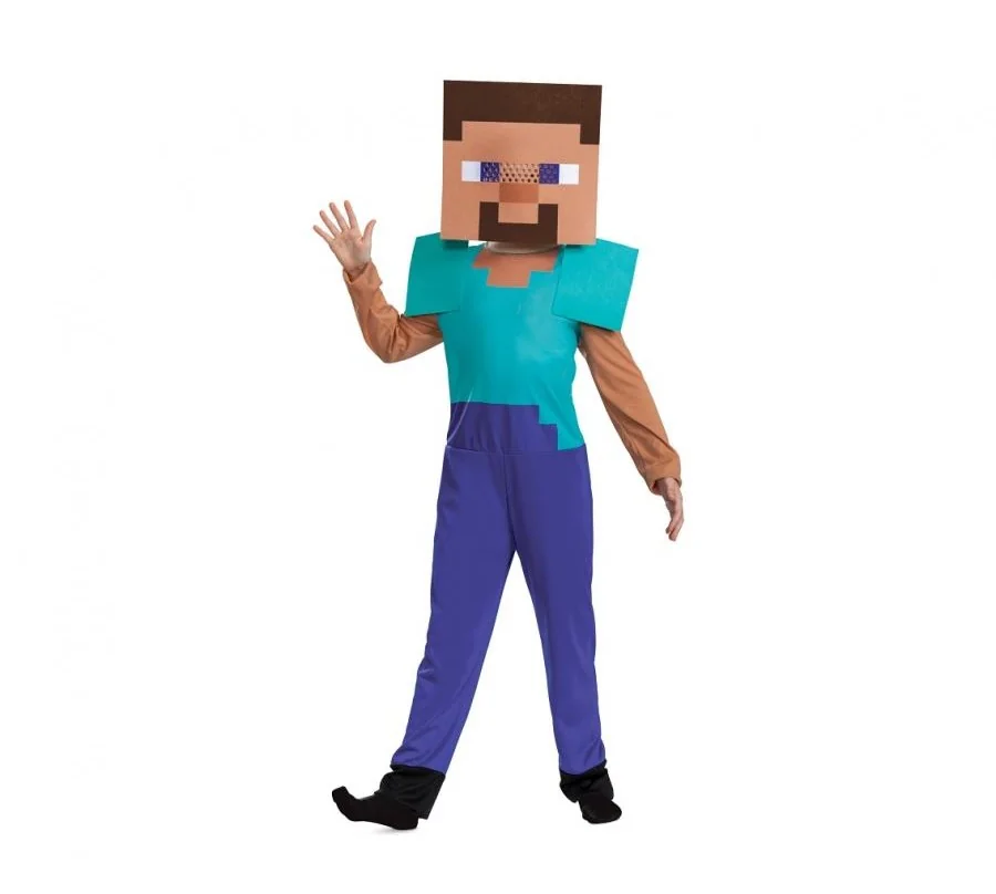 Chlapčenský kostým Minecraft Steve 7-8 rokov