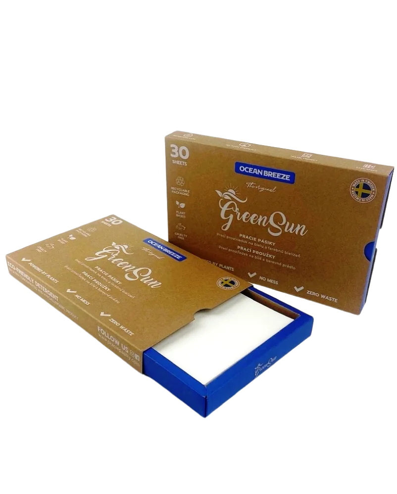 Pracie pásiky GreenSun 30ks x 3 s vôňou Ocean Breeze