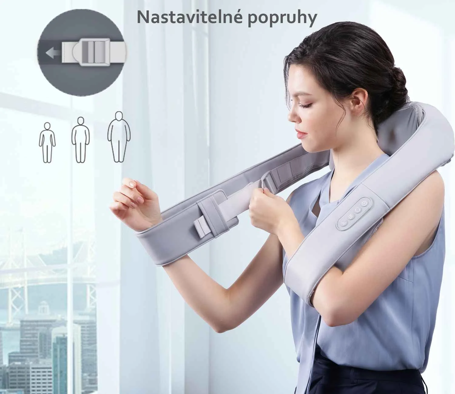 NAIPO oCUDDLE-C1 Masážny golier 1×1 ks, masážny golier