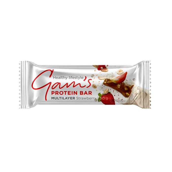 Gam's Proteín Multilayer Tyčinka Jahoda 50 g