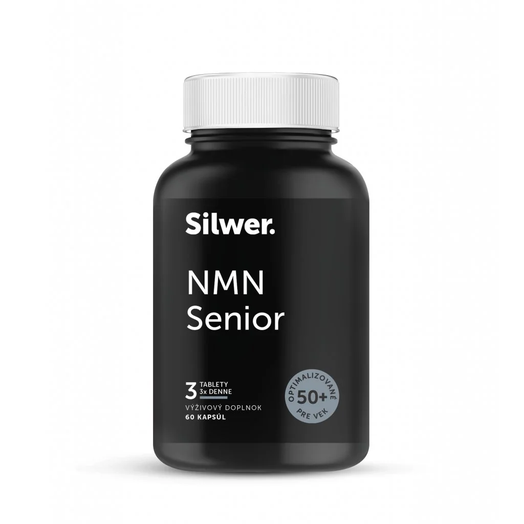 Silwer NMN Senior 60 kapsúl. Dlhovekosť na bunkovej úrovni.