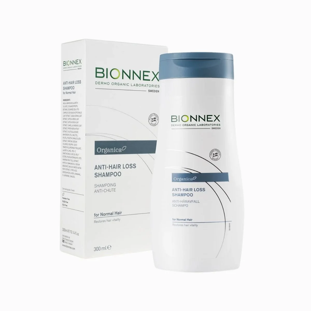 Šampón proti vypadávaniu vlasov na normálne vlasy - 300 ml - Bionnex 