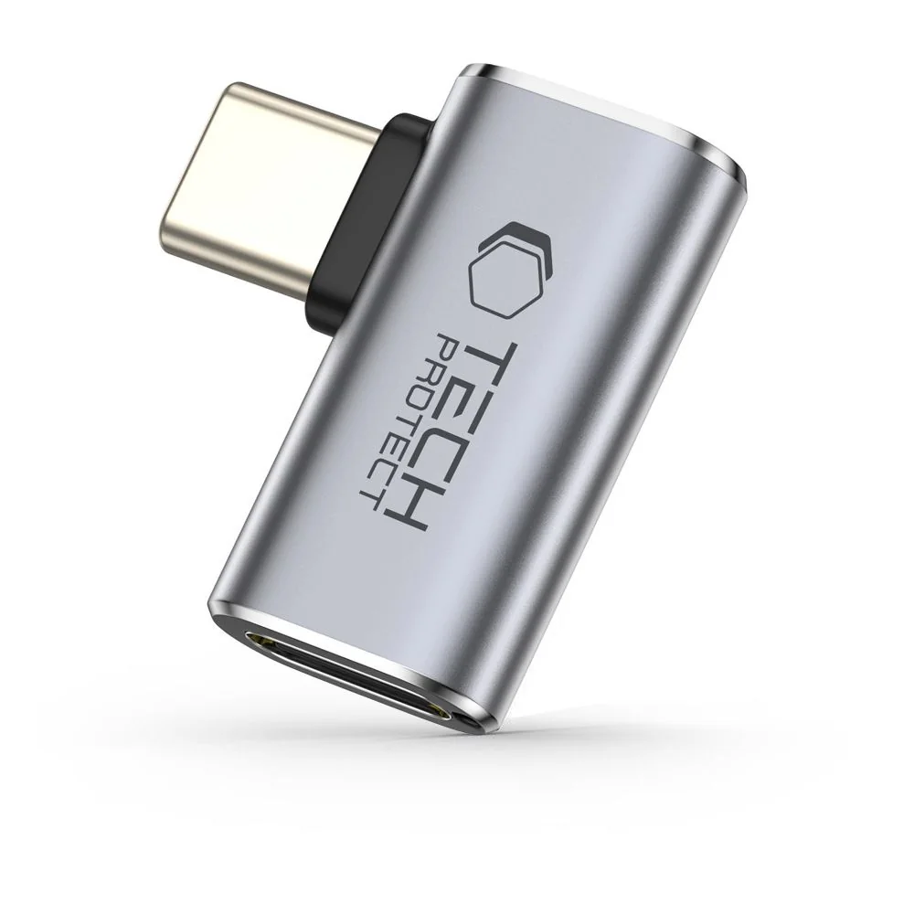 Tech-Protect Ultraboost AA01 adaptér USB-C, šedý 