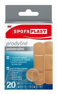 3M SPOFAPLAST č.176N Univerzálna náplasť 1×20 ks, mix veľkostí