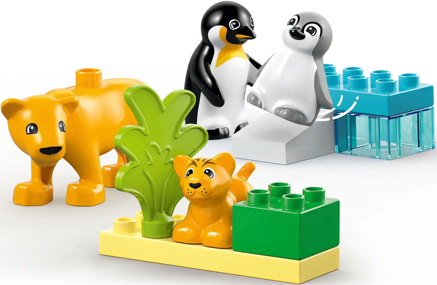 LEGO Rodinky divokých zvierat: Tučniaky a lev