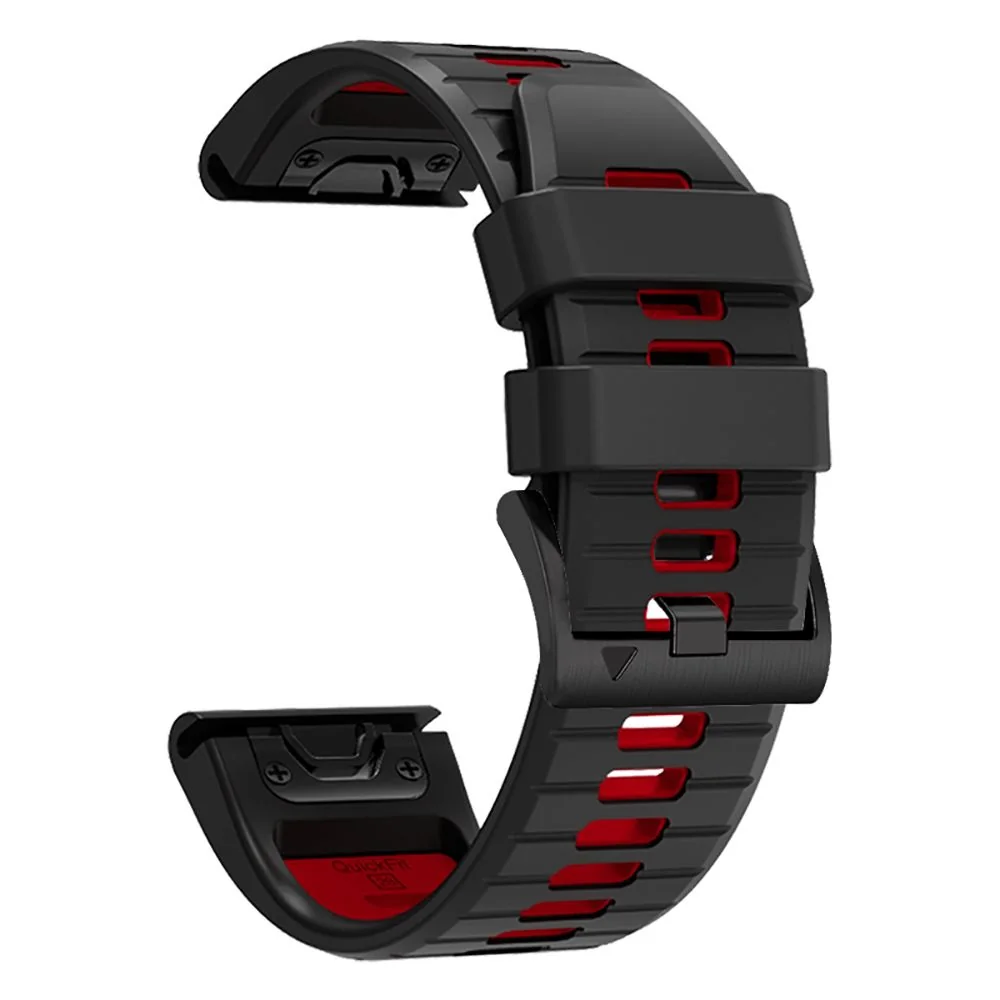 Tech-Protect Iconband remienok na Garmin Fenix 5x / 5x Plus / 6x / 6x Pro / 7x / 8 51mm, black/red Pro / 7x / 8 51mm, black/red