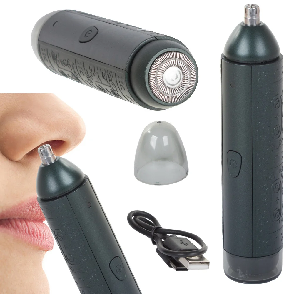 Zastrihávač chĺpkov do nosa a uší USB