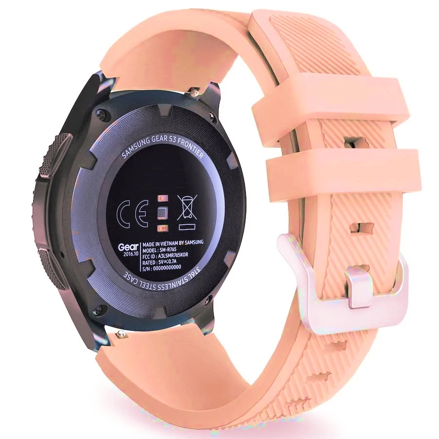 BStrap Silicone Sport remienok na Huawei Watch GT 42mm sand pink