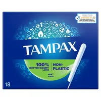 Tampax NON-PLASTIC Super 18ks