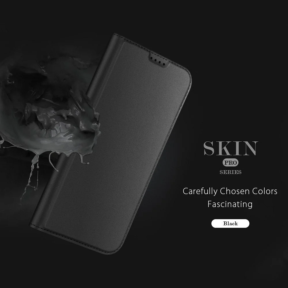 Dux Ducis Skin Pro knižkové puzdro na iPhone 18 Pro / 17 Pro, čierne