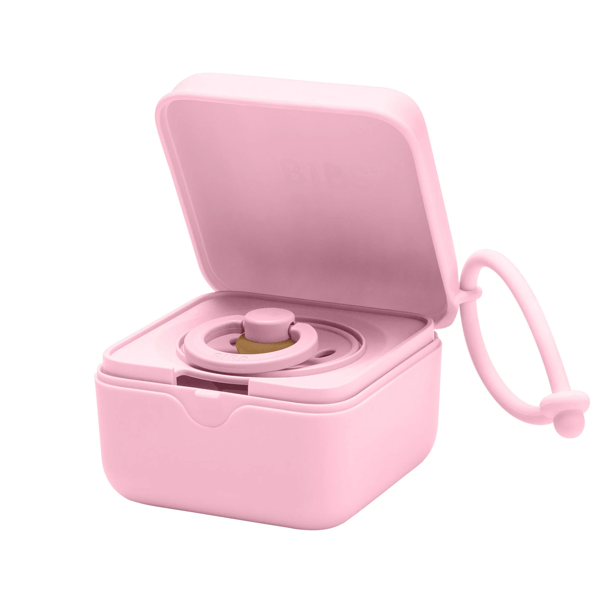 BIBS krabička na cumlíky Baby Pink