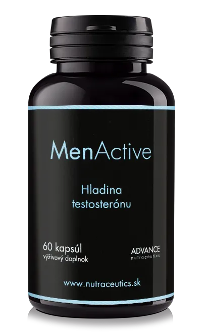 MenActive 60 cps. – pre normálnu hladinu testosterónu 1×60 cps, výživový doplnok