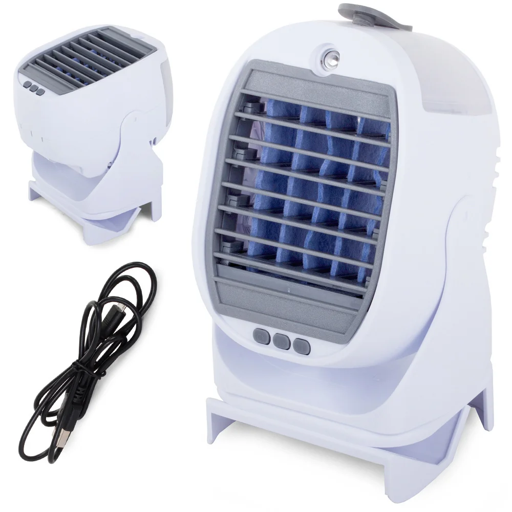 Prenosná klimatizácia a ochladzovač vzduchu 3v1 – kompaktný ventilátor so zvlhčovačom