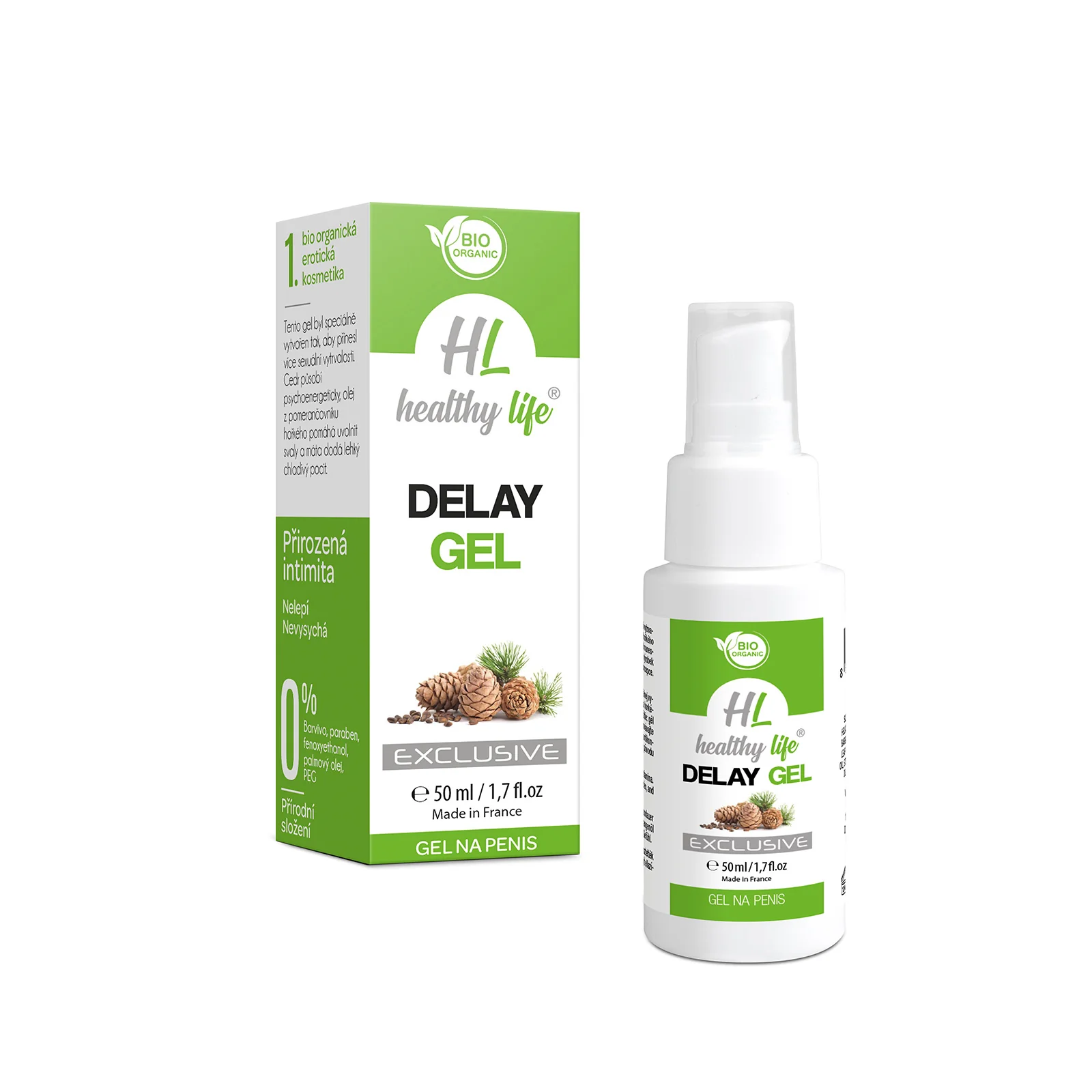 Healthy Life Gél na penis - Delay Gel 1×50 ml, gél na oddialenie ejakulácie