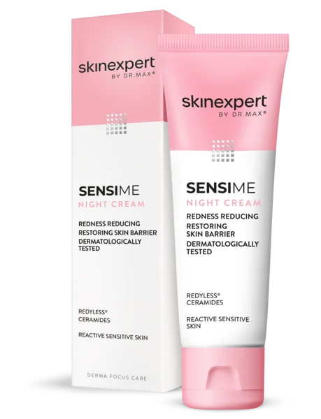 Skinexpert by Dr. Max® SENSIME Night  Cream 1×50 ml, nočný krém pre citlivú, reaktívnu pleť