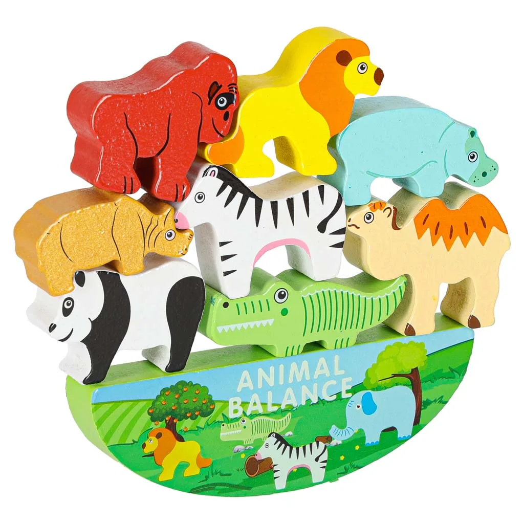Skladačková hra vyvažujúca safari zvieratá