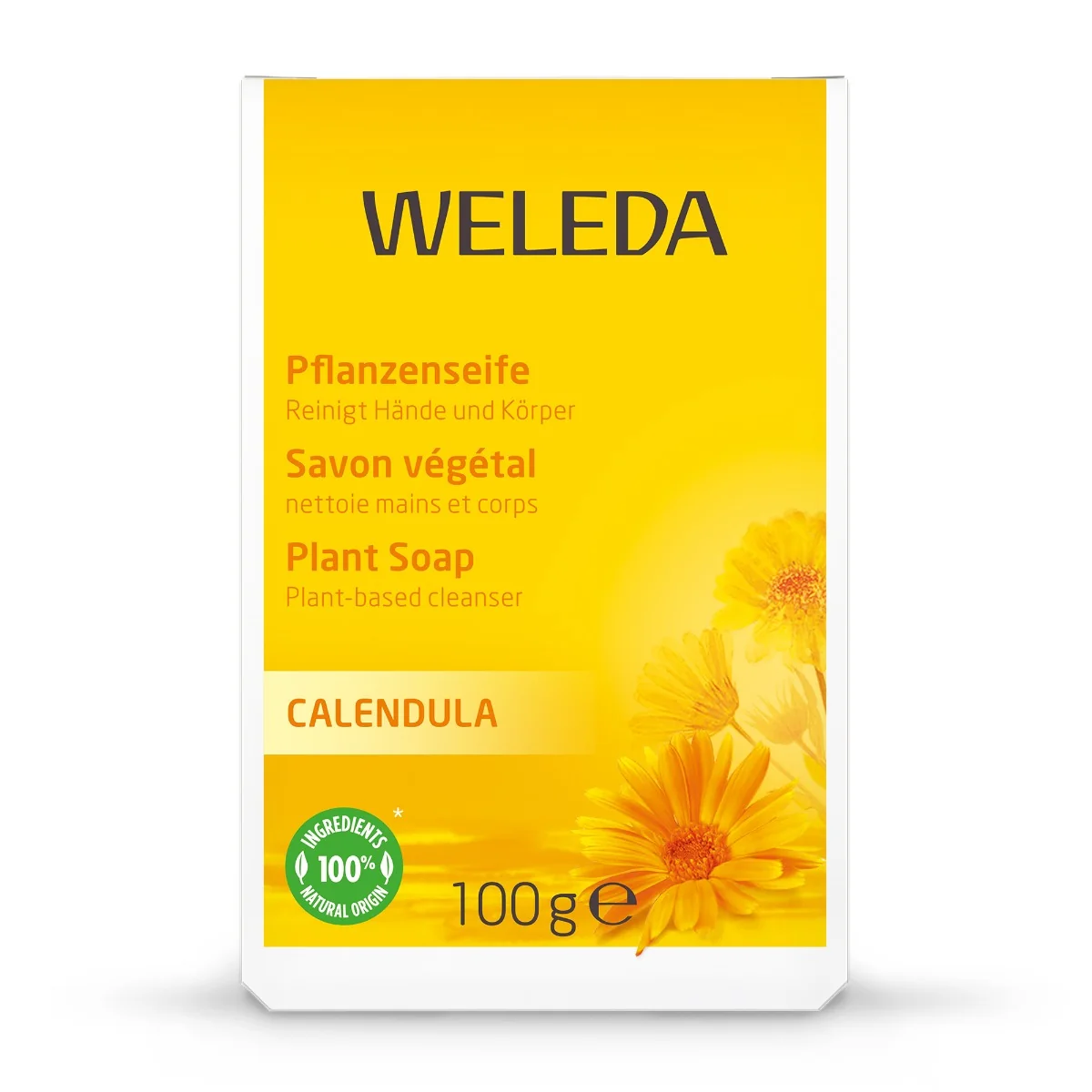 WELEDA NECHTÍKOVÉ rastlinné mydlo 1×100 g, rastlinné mydlo