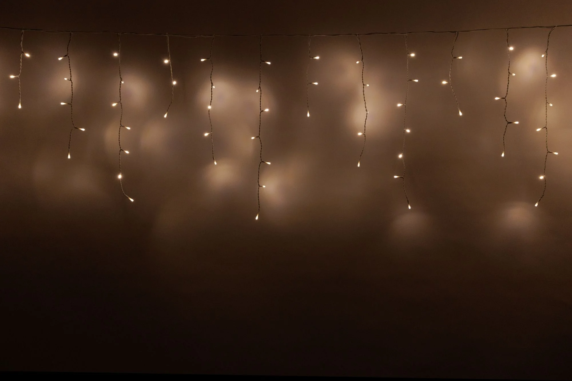 MagicHome LED cencúľová reťaz MULTI CONNECT Icicle, 1 ks 400 LED teplá biela, stále svetlo, 230 V/50 Hz, IP44, bez zdroja, exteriér, 10 m