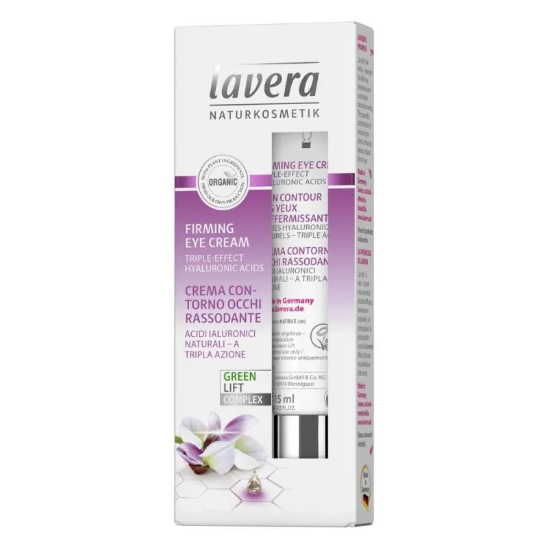 Lavera Spevn. Očný Krem B.Caj&Olej Karanja 15ml 1×1 ks