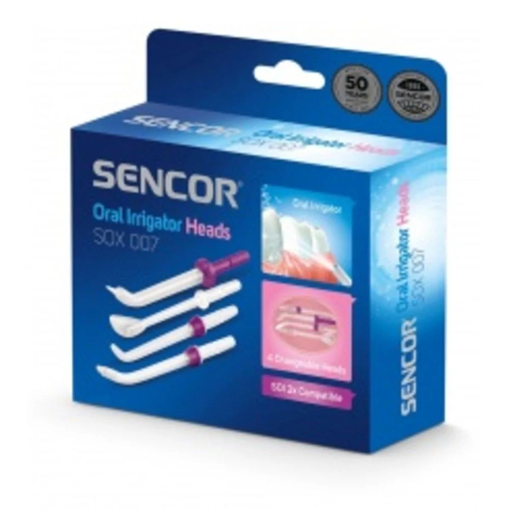 SENCOR SOX 007 NAHR.NASTAVCE PRE SOI 1×22 ks, náhradné nástavce na ústnu sprchu