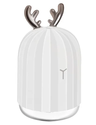 Zvlhčovač vzduchu USB s aróma difuzérom, 220 ml biely