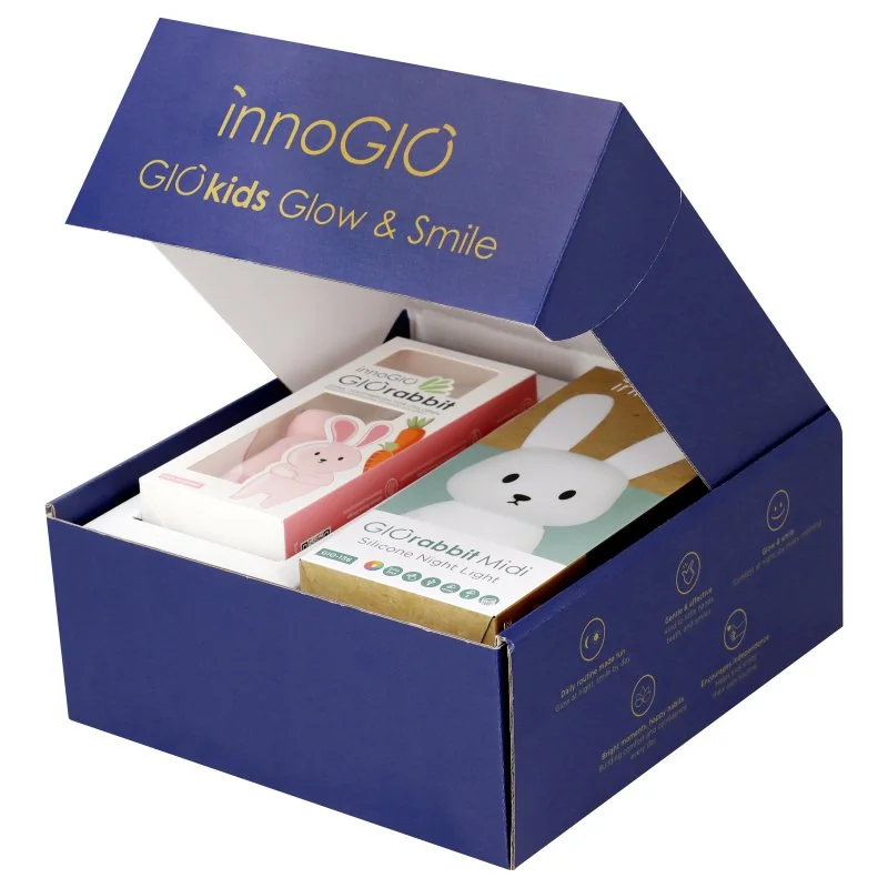 innoGIO RABBIT set Pink (lampička + sonická zubná kefka)