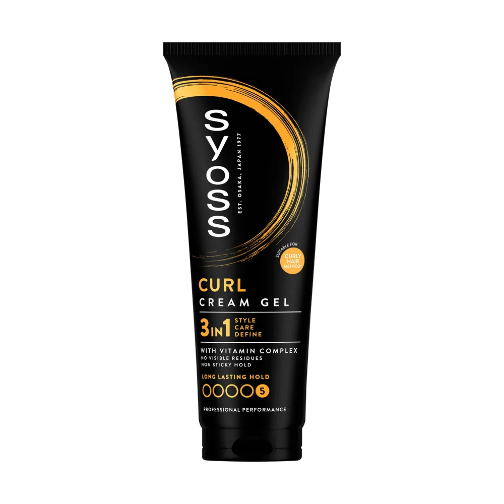 Syoss stylingový gél na vlasy Curl 3v1 1×250 ml, gél na vlasy