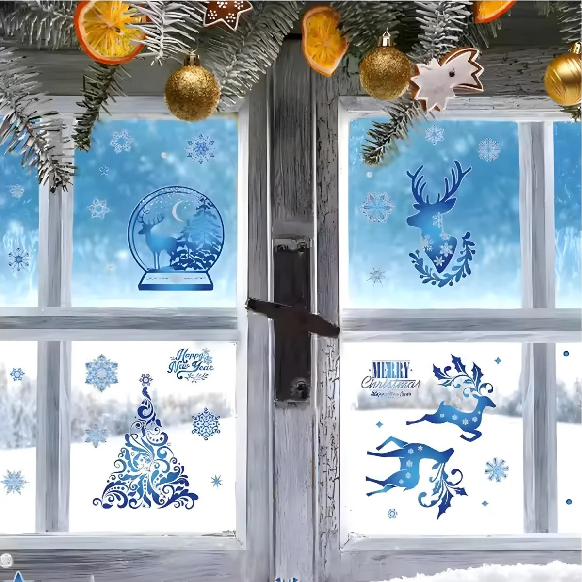 Samolepka na stenu/Tapeta Merry Christmas