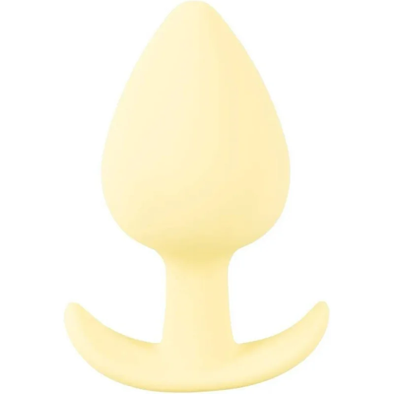 Silikonový anální kolík Yellow Pastel 8,4 cm