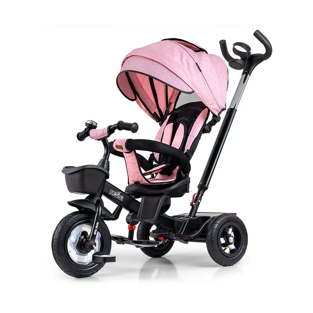 Detská trojkolka Milly Mally Movie black-pink , 20C58117
