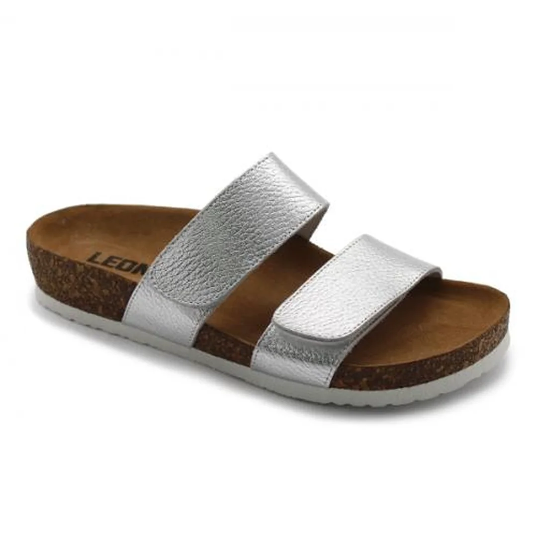 Leon 4000 Dámska zdravotná celokožená obuv s prackou 41 - 26cm, biela, 2,0 cm