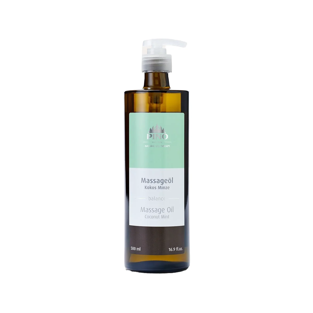 Aromatický masážny olej, Kokos Mäta, 500 ml