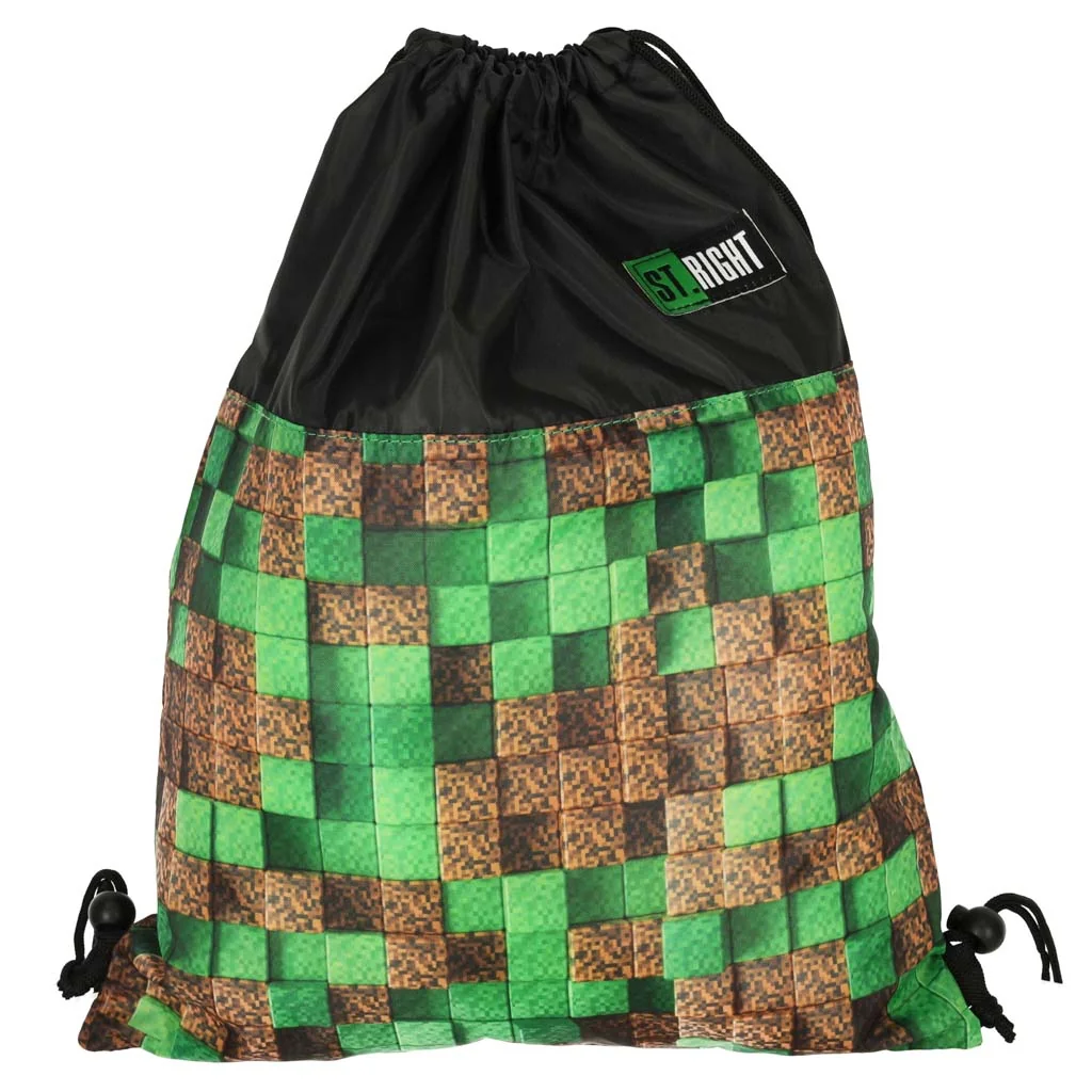 Vrecúško na prezuvky, Taška na topánky, Minecraft Kocky