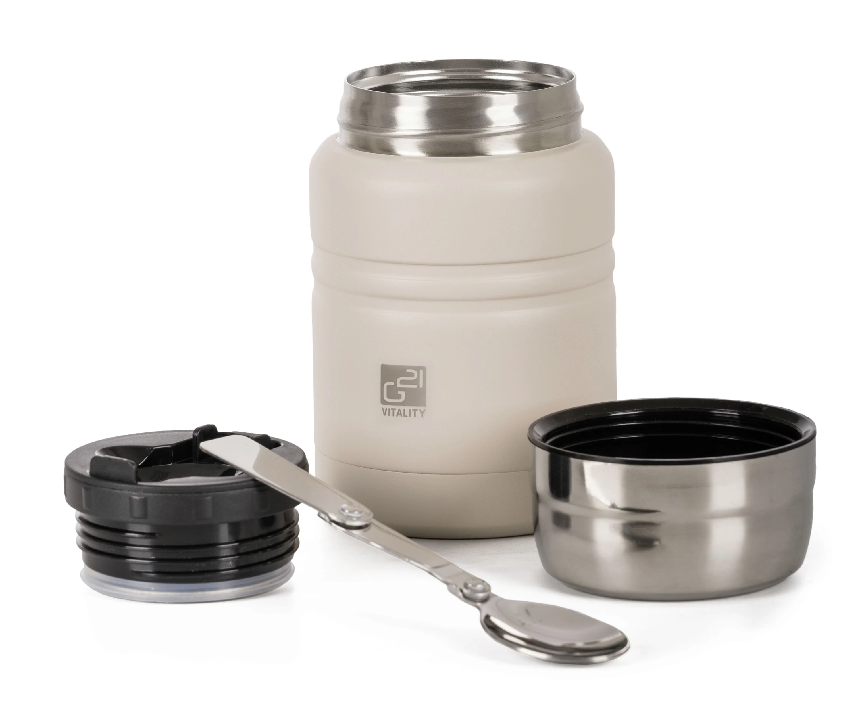 Termoska na jedlo G21 500 ml – pieskovo béžová G21-TMNJ-500_BE