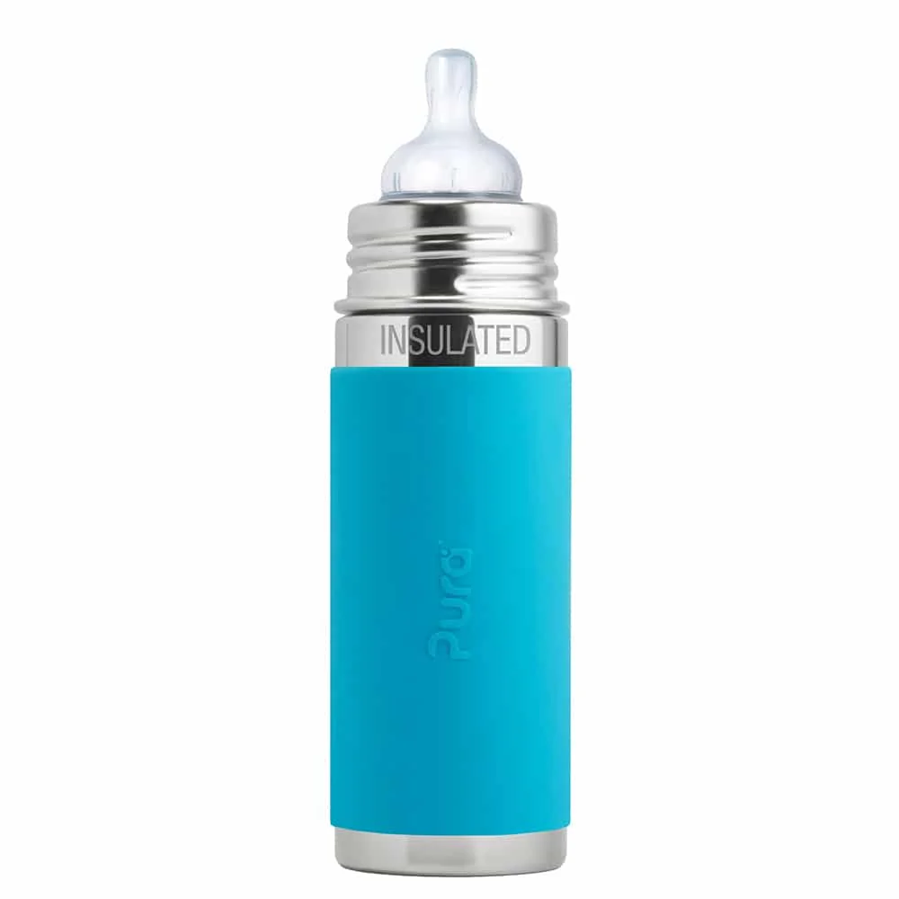 Pura dojčenská TERMO fľaša 260ml - aqua