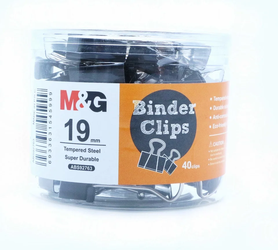 Kancelárske klipy 19mm 40ks