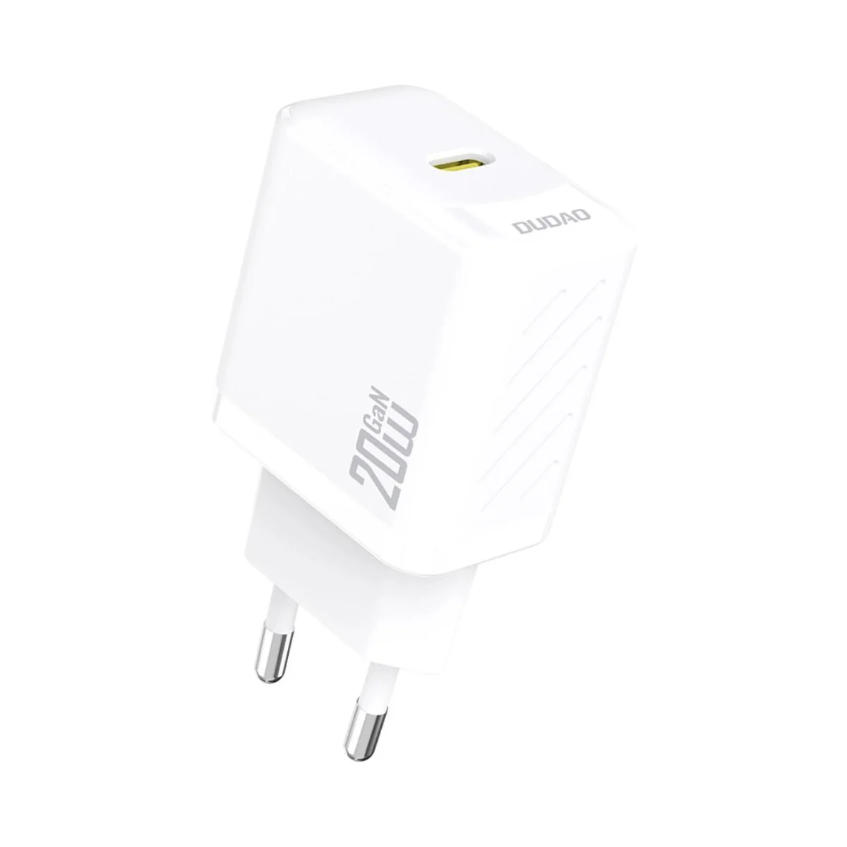 Dudao A26 GaN sieťová nabíjačka USB-C 20W, biela