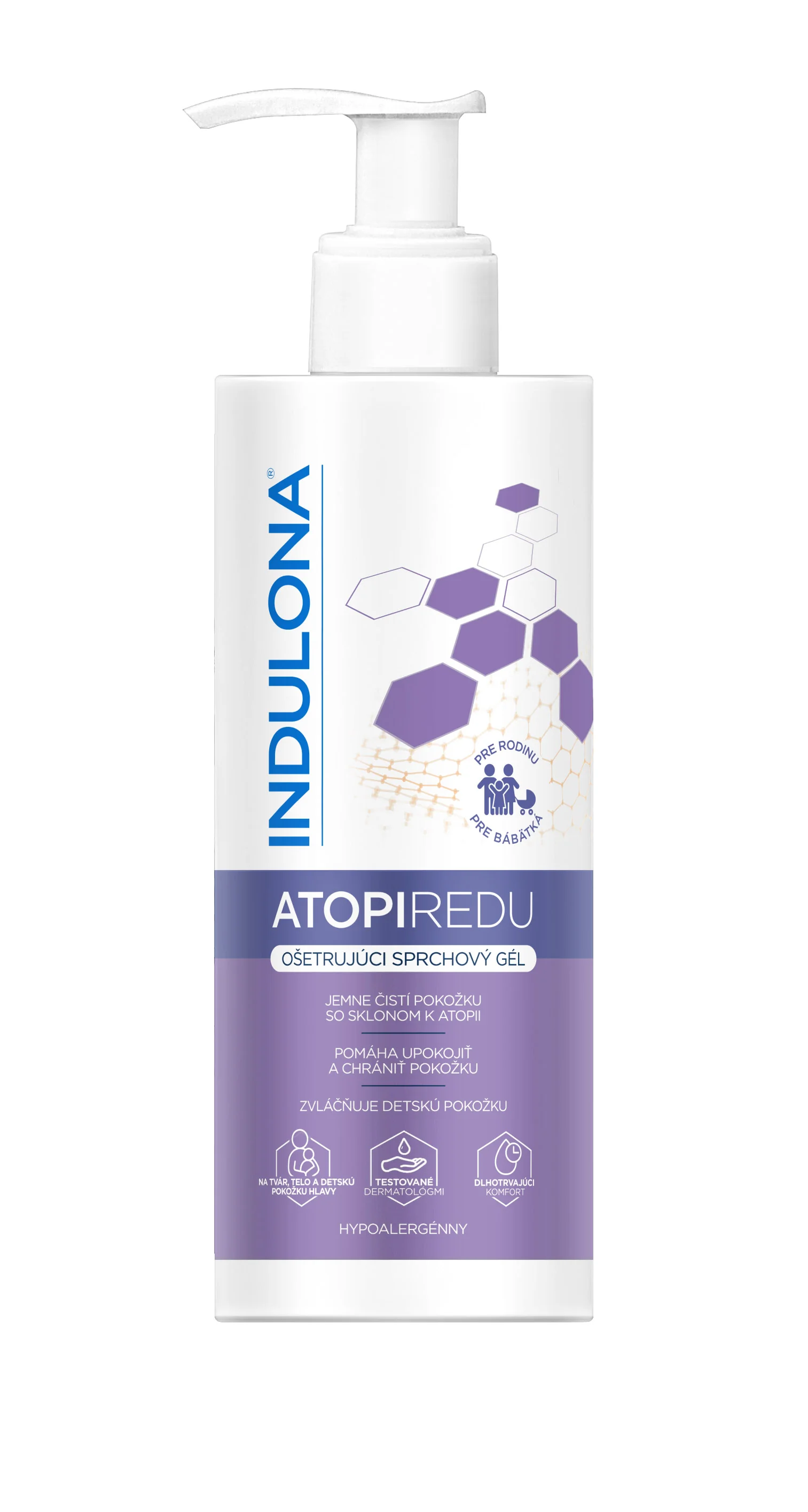 INDULONA Ošetrujúci sprchový gel ATOPIREDU 400 ml