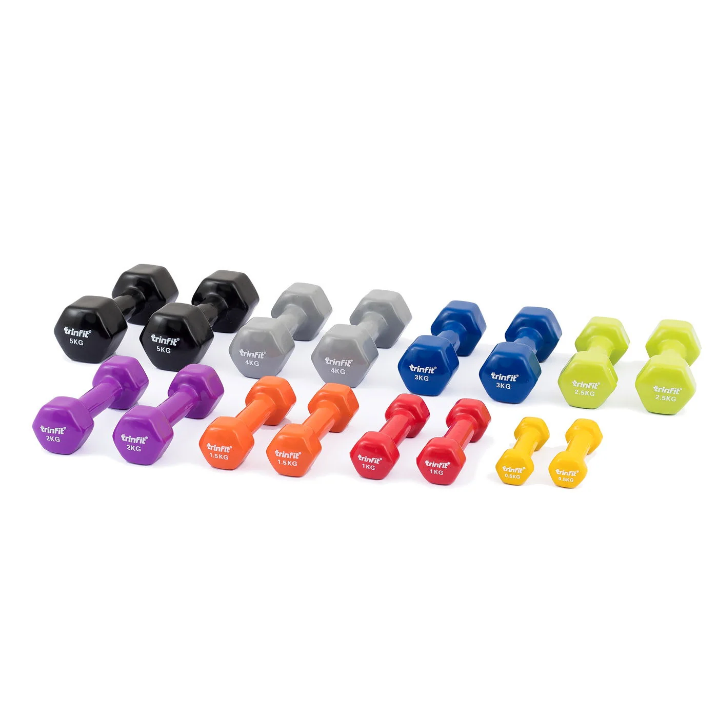 Činky na aerobic 0,5 až 5 kg varianta 4 kg