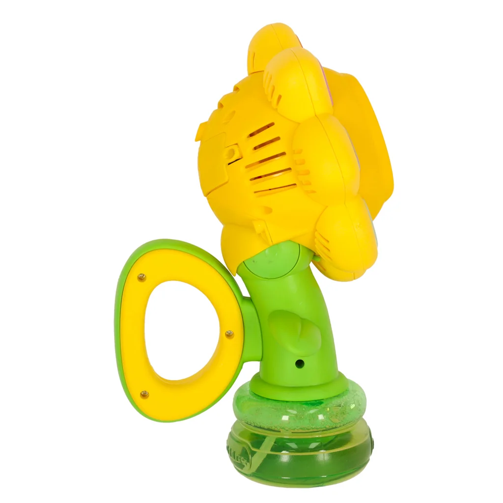 Kvetový bublinový strojček – USB nabíjanie, zelený