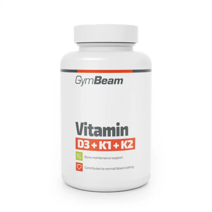 GymBeam Vitamín D3+K1+K2 60 cps