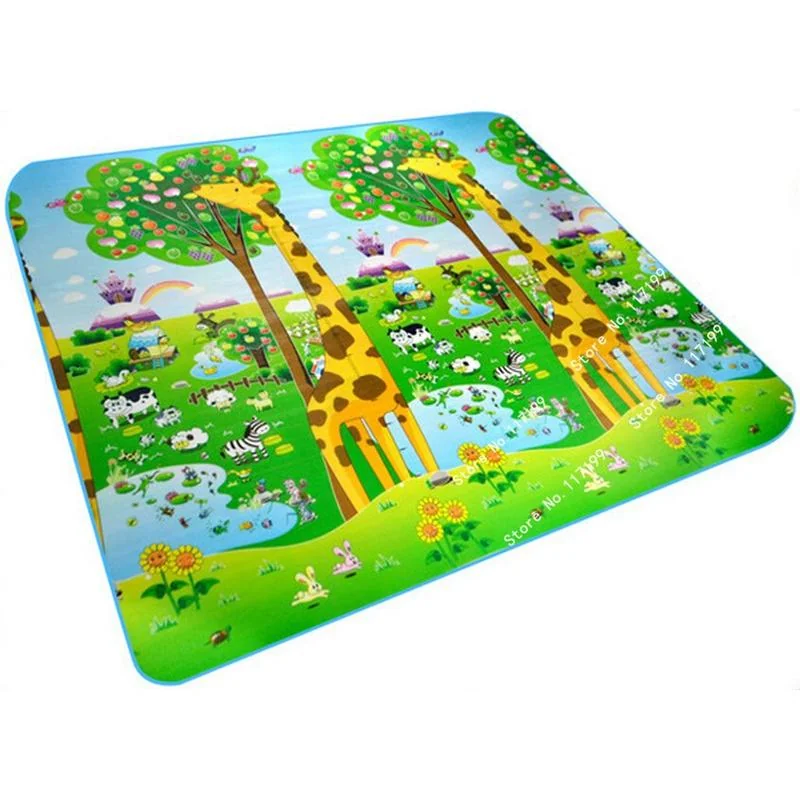 Obojstranná Penová Podložka ZOO - Edukačná Obojstranná Penová Podložka ZOO 200x180x0.5cm