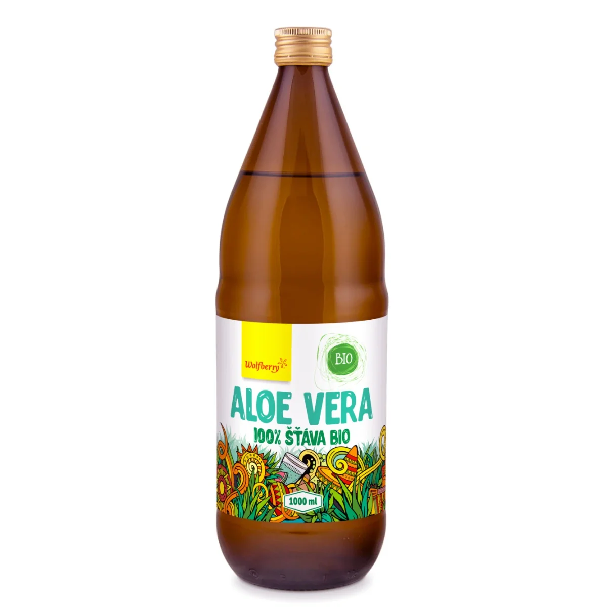 Wolfberry Aloe vera šťava 100% BIO 1000 ml