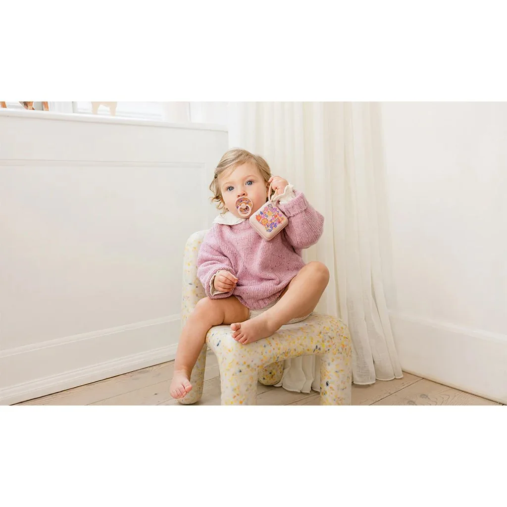 BIBS x LIBERTY Colour cumlíky z prírodného kaučuku 2ks veľkosť 2 - June Blossom Blush Mix