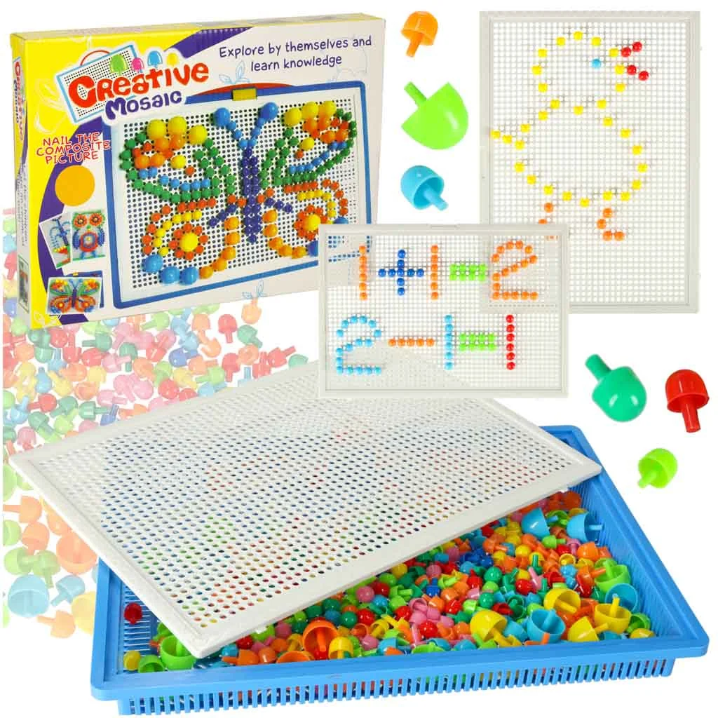 Puzzle špendlíky huby 296 ks – kreatívna hra pre deti aj dospelých